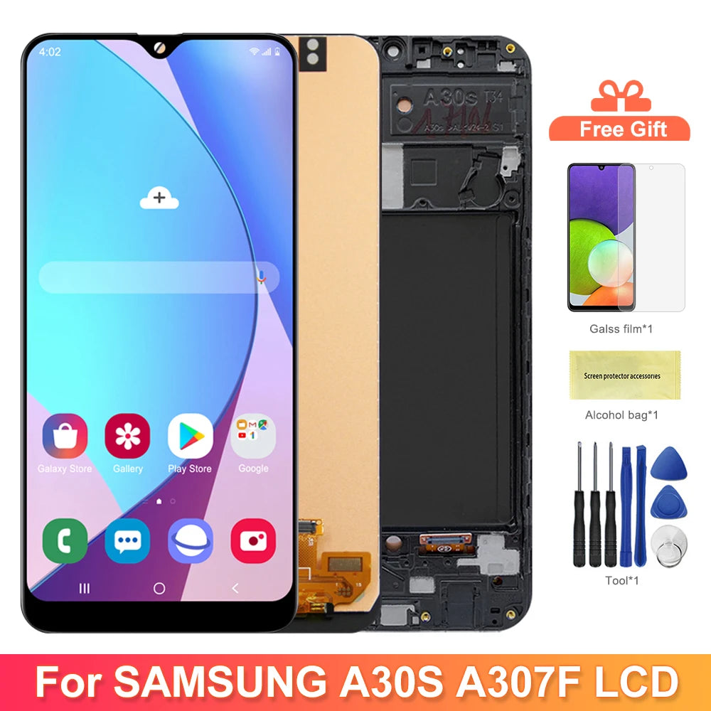Display Screen for Samsung Galaxy A30s A307 A307F/DS A307FN/DS Lcd Display Digital Touch Screen for Samsung A30S Replacement Samsung phone repair parts
