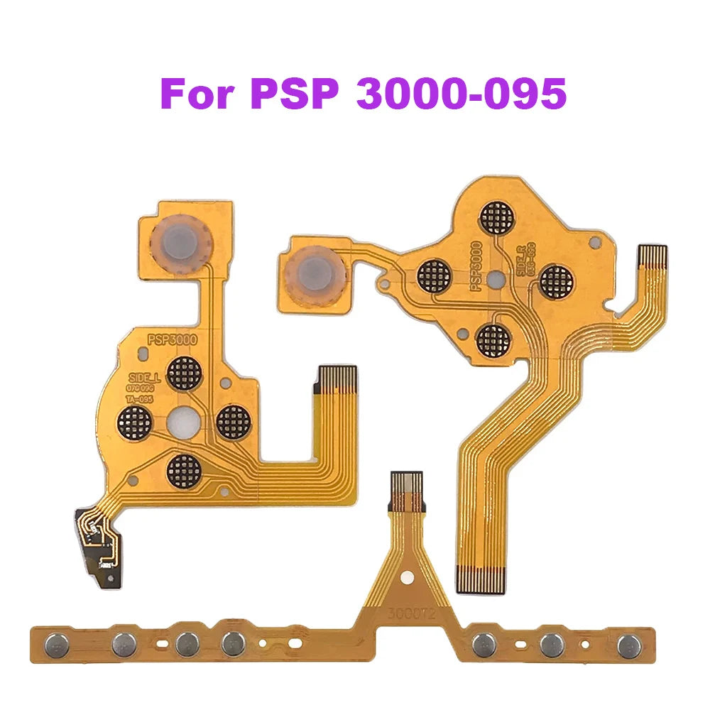 1-20pcs For Playstation PSP 2000 PSP 3000 095 Replacement Part Left Right Button Controller Ribbon Flex Cable Repair Parts Game console repair parts