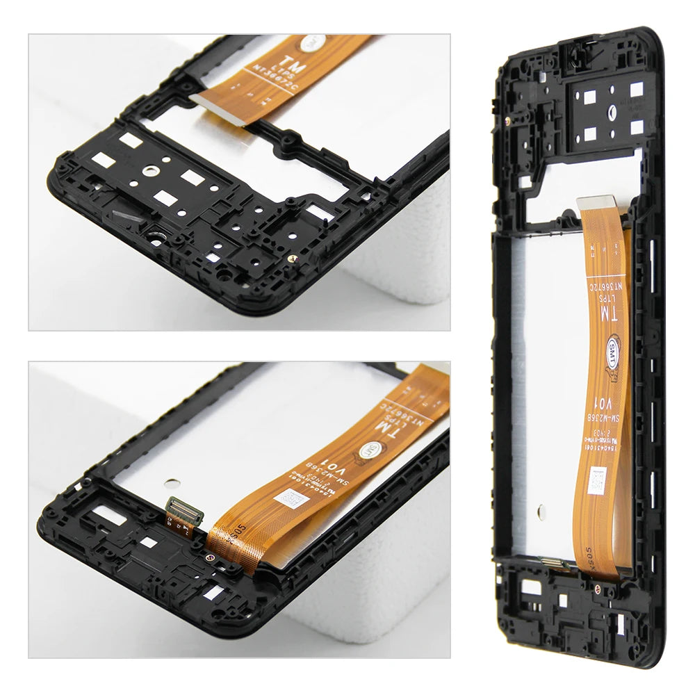 6.6'' A13 Display Screen Replacement, for Samsung Galaxy A13 4G A135 SMA135F A137F Lcd Display Digital Touch Screen with Frame Samsung phone repair parts