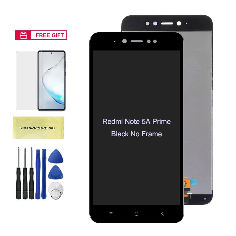 5.5" Display Screen for Xiaomi Redmi Note 5A LCD Display Touch Screen With Frame Replacement for Xiaomi Redmi Note 5A Prime / Y1 Xiaomi phone repair parts