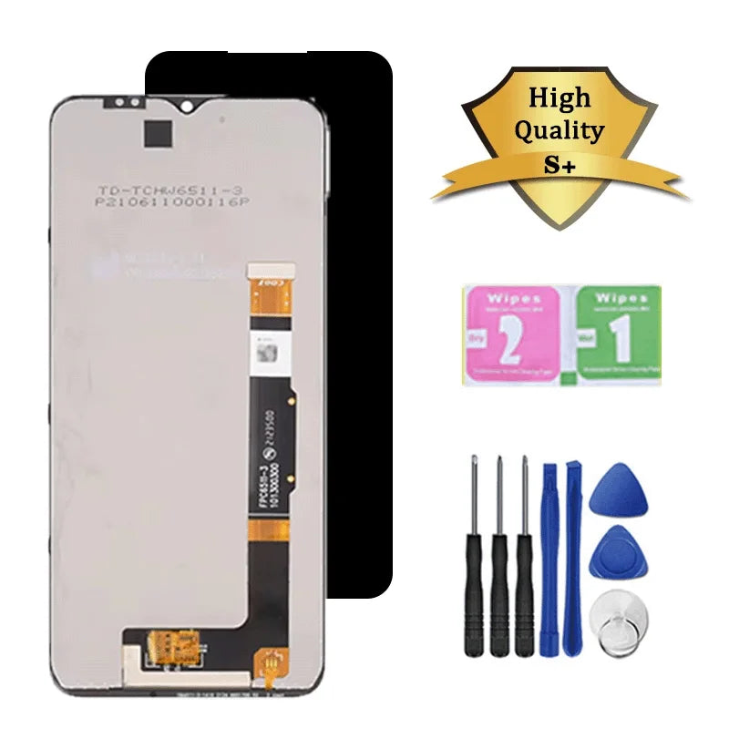 6.52“Display For TCL 305 6102D, 5164D LCD Display Touch Screen Digitizer Panel Assembly For TCL 306 X668, 6102H Display TCL phone repair parts