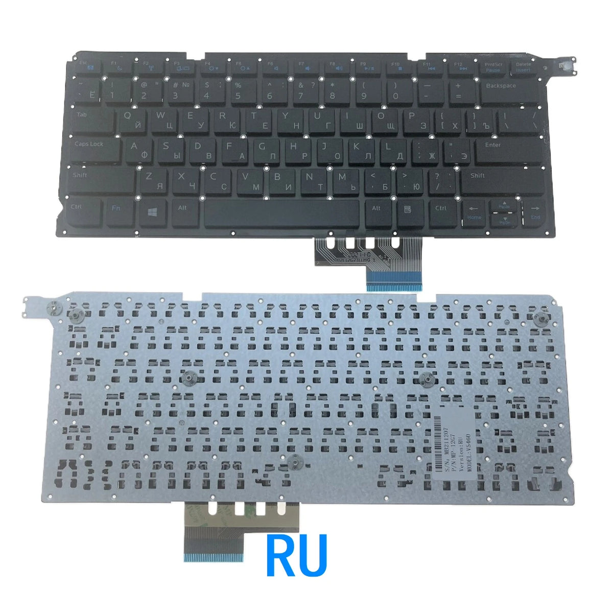 New US Russian Spanish Arab Brazil Language  Keyboard For Dell Vostro 5460 V5460 V5480 P41G 14-5439 5470 5470R MP-12G7Dell laptop repair parts