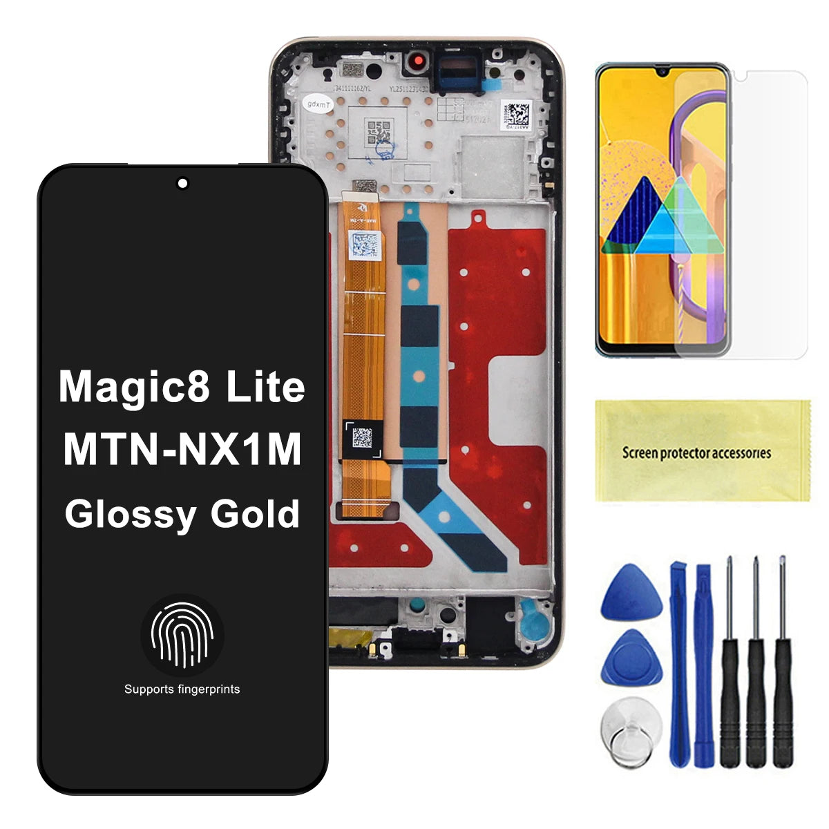 6.79'' For Honor Magic8 Lite MTN-NX1M LCD for HUAWEI Honor Magic 8 Lite LCD Touch Screen Digitizer Assembly Replacement Parts HUAWEI phone repair parts