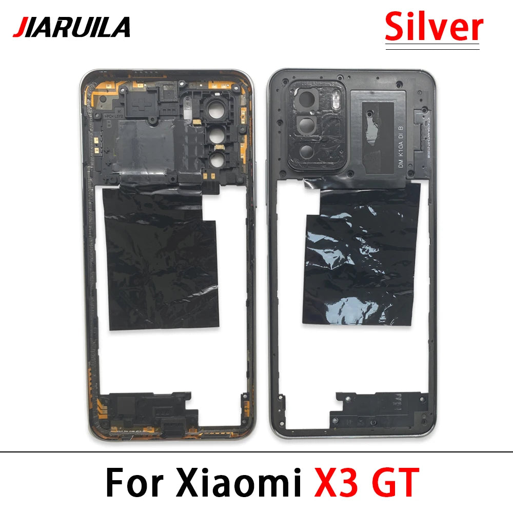 New Middle Frame Bezel Middle Plate Plastic For Xiaomi Poco X3 X4 GT X4 X5 M5s M4 Pro 4G 5G Middle Frame With Volume Button Xiaomi  Xiao mi phone repair parts