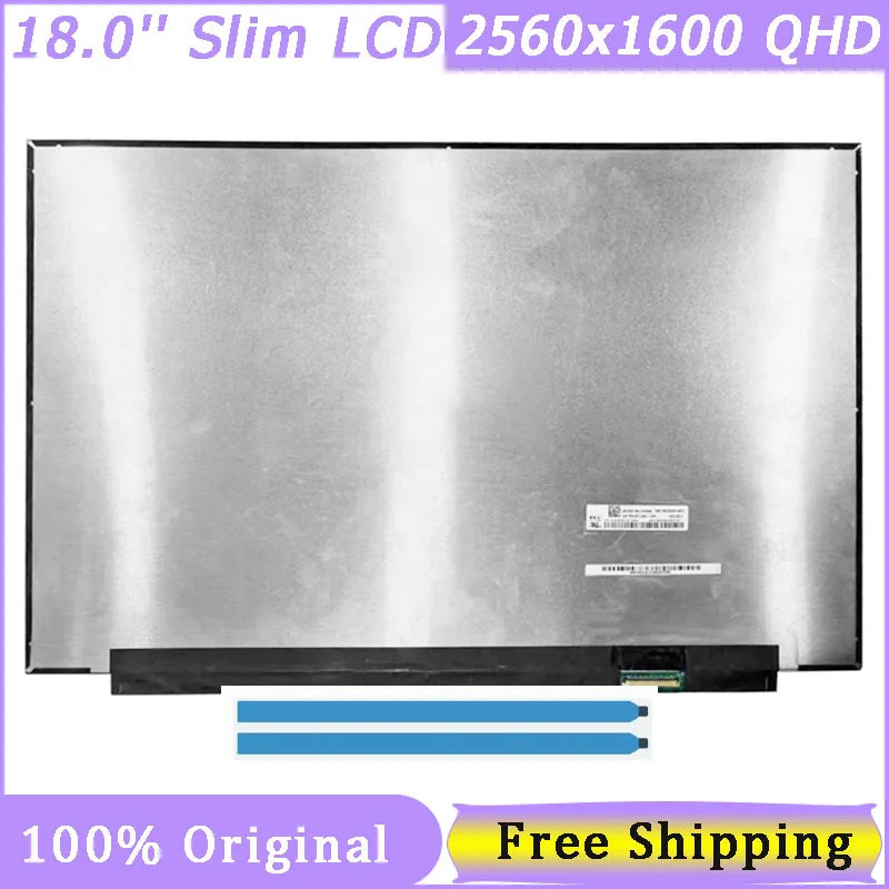 18 Inch Slim 40 Pin Laptop Screen NE180QDM-NY2 NE180QDM NY2 B180QAN01.7 2560×1600 QHD IPS 165HZ 100% DCI-P3