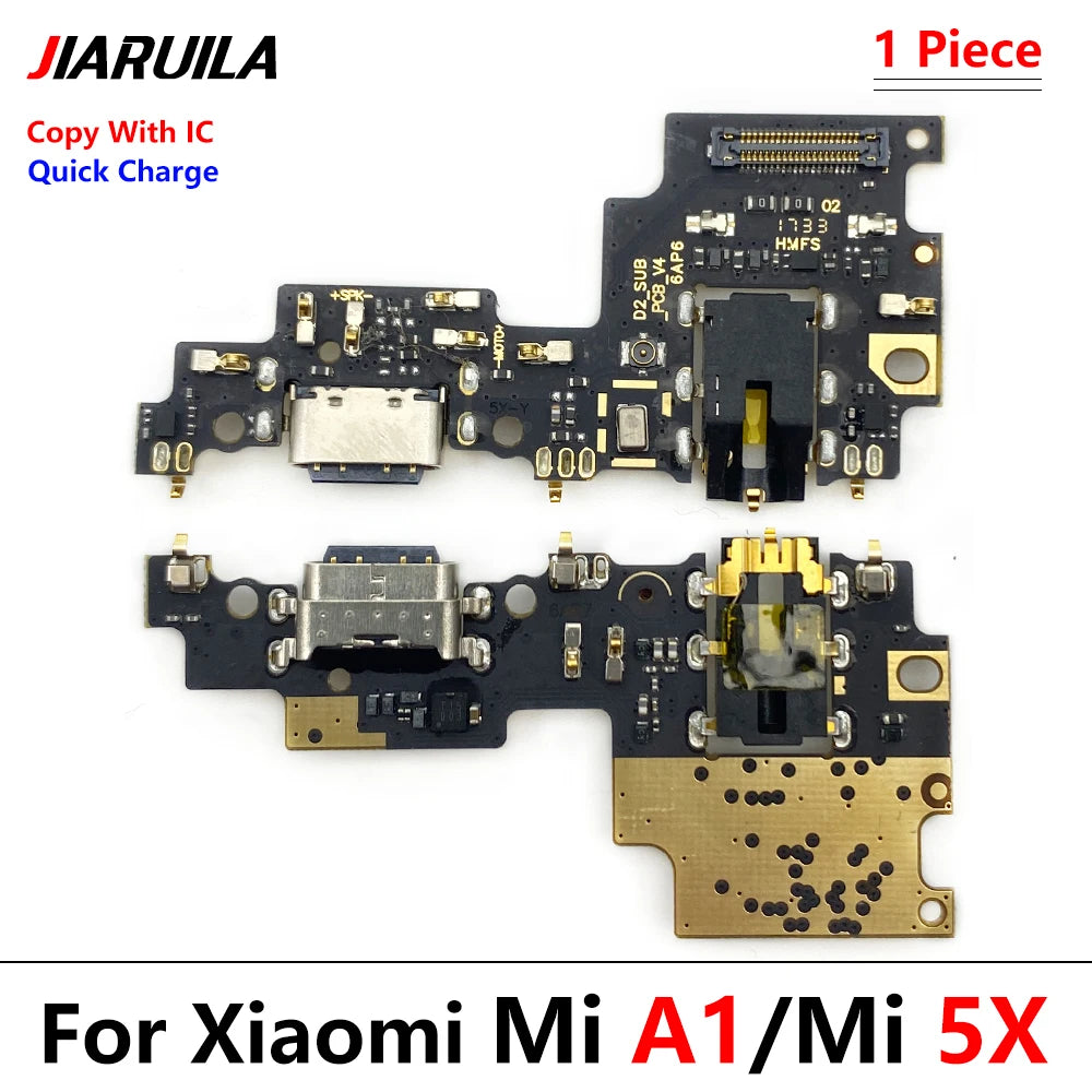 10Pcs,Dock Connector USB Charger Charging Port Flex Cable Board For Xiaomi Mi 9T 10 10T 11 11T 12 12T 13 13T Lite Pro A1 A2 Lite  Xiaomi  Xiao mi phone repair parts