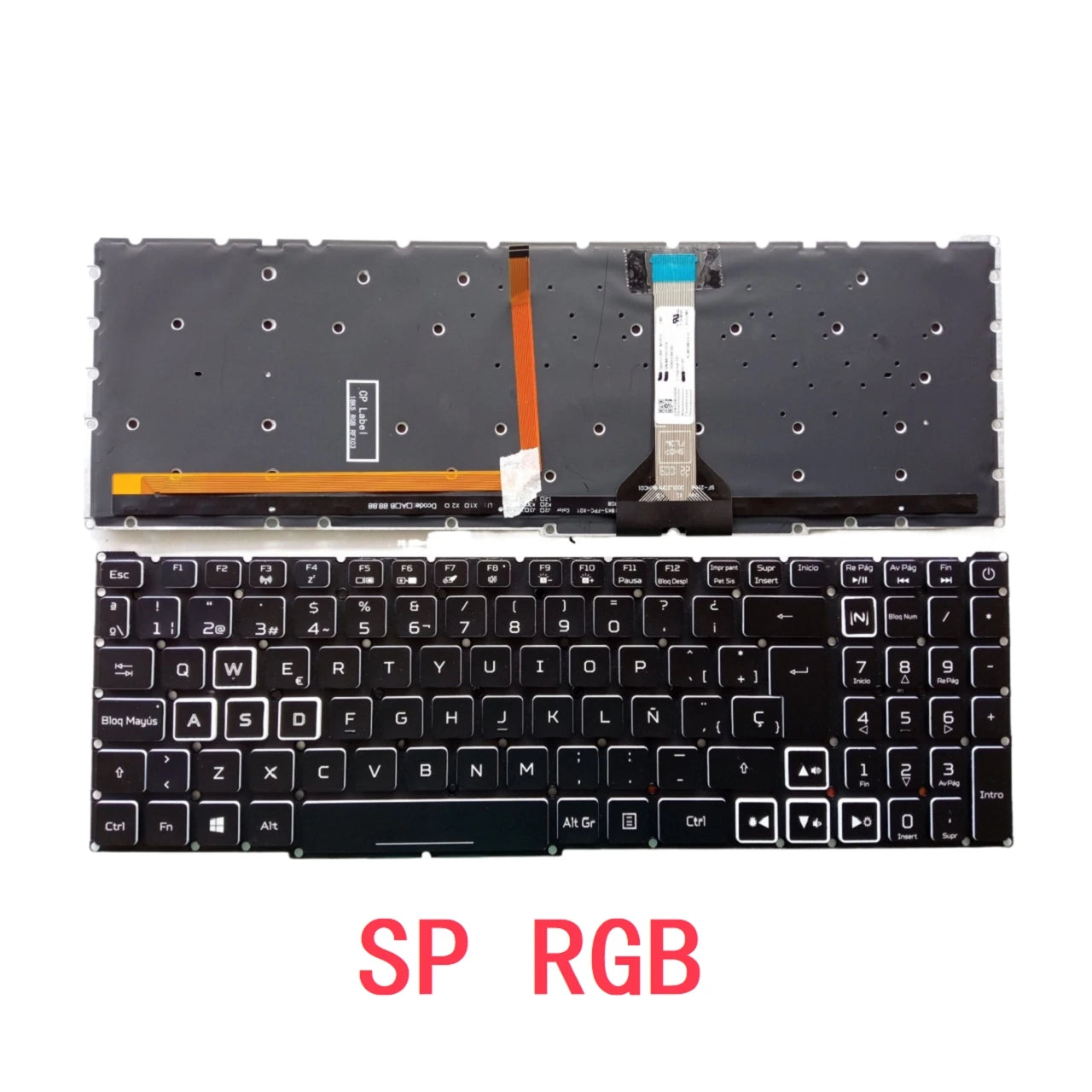 New US Russian Spanish Laptop RGB Keyboard For Acer Nitro 5 AN515-56 AN515-57 AN515-45 Predator Helios 300 PH315-54 Acer laptop repair parts