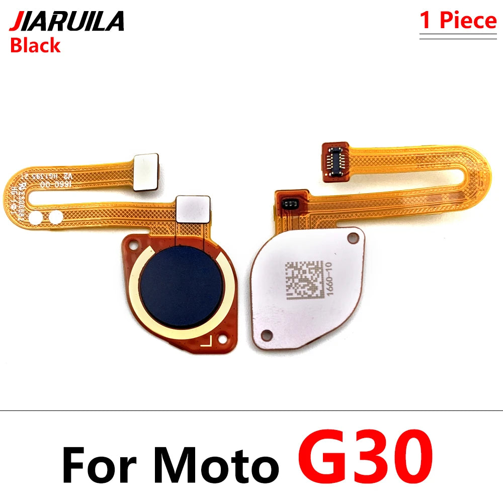 10Pcs/Lot,  Fingerprint Sensor Home Return Key Menu Button Flex Cable For Moto G10 G20 G30 G50 G60 G60s Motorola phone repair parts