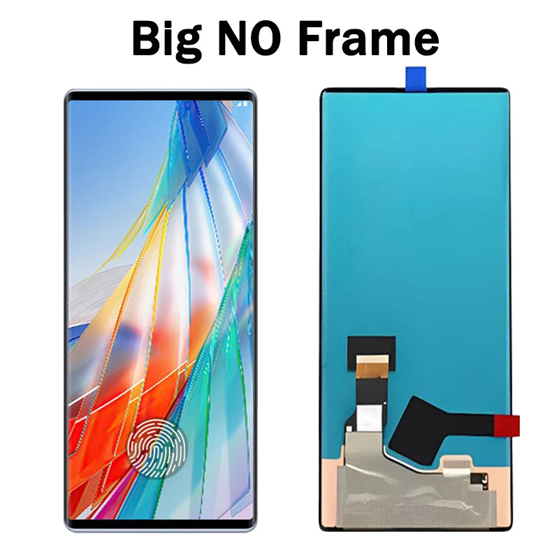 6.8"New For LG Wing 5G LCD LMF100N LM-F100N LM-F100V LM-F100 Display Big LCD Touch Screen Digitizer Wing Small LCD LG phone repair parts