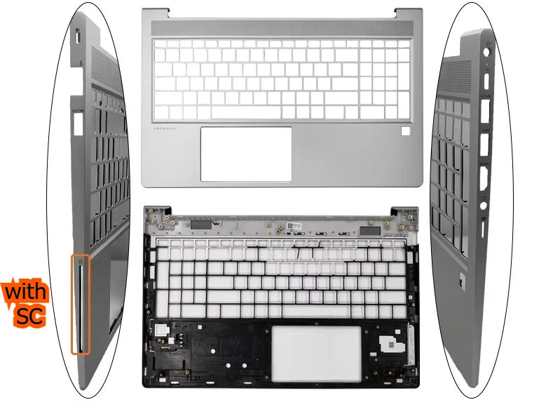 Cover case for HP Pro book 450 455 G8 ZHAN66 15 G4 HSN-Q31C lcd housing bezel frame topcase palmrest keyboard buttom hinge shell HP laptop repair parts