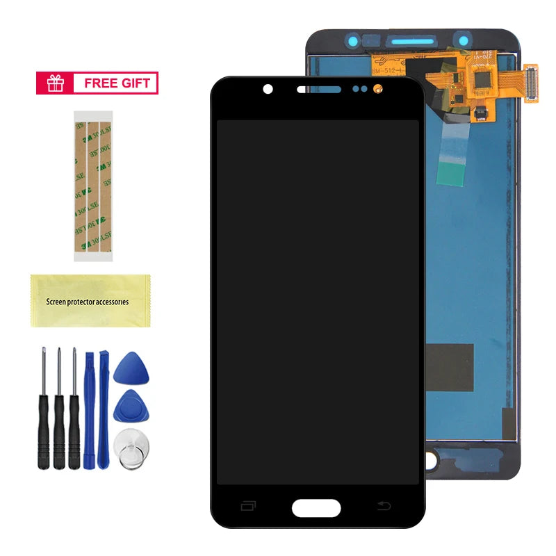 LCD For Samsung J5 2016 LCD Brightness Adjustbale LCD For Samsung Galaxy J5 2016 SM-J510F J510M J510 J510FN Display Touch Screen Samsung phone repair parts