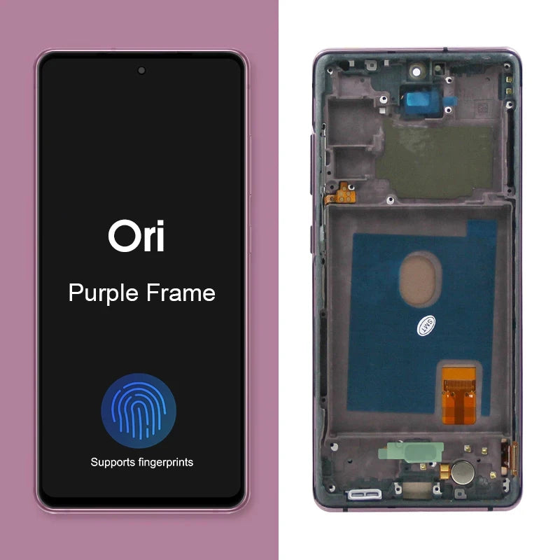 6.5" Screen for Samsung Galaxy S20 FE G780F G781B LCD Display Touch Screen with Frame Part for Samsung Galaxy S20 Lite Assembly Samsung phone repair parts