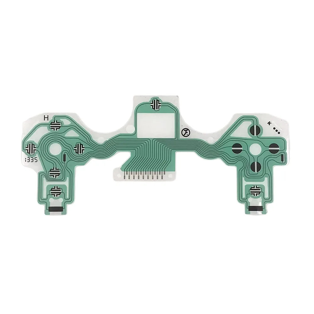 1-20set For PS2 PS3 PS4 Pro Slim JDS 030 040 050 Controller Conductive Film Keypad Flex Cable For PS5 Circuit Board Game console repair parts