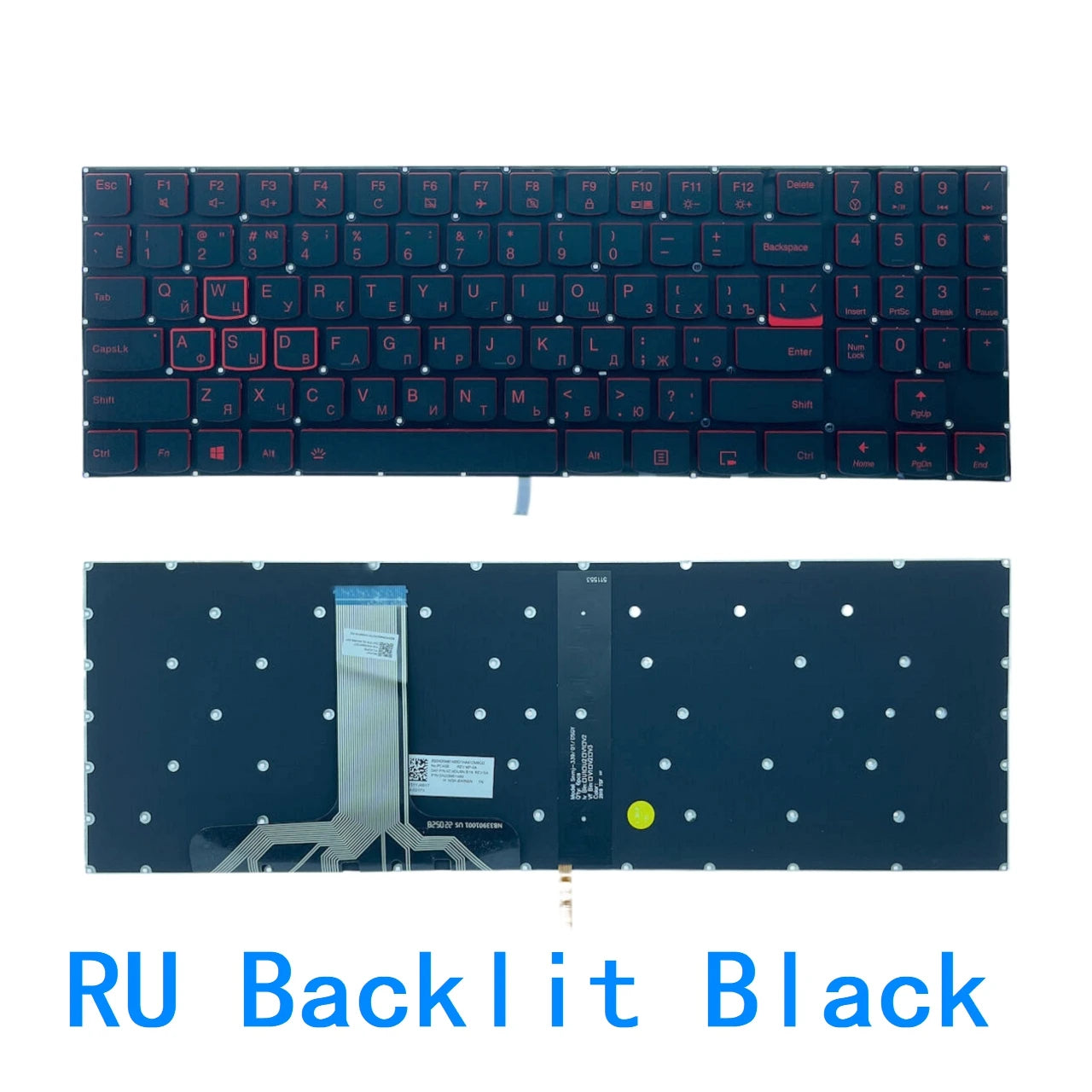 New US Russian Spanish language  Backlit Keyboard For Lenovo Legion Y520 Y520-15IKB Y720 R720 R720-15IKB Y720-15IKB 15 15IKB Lenovo laptop repair parts