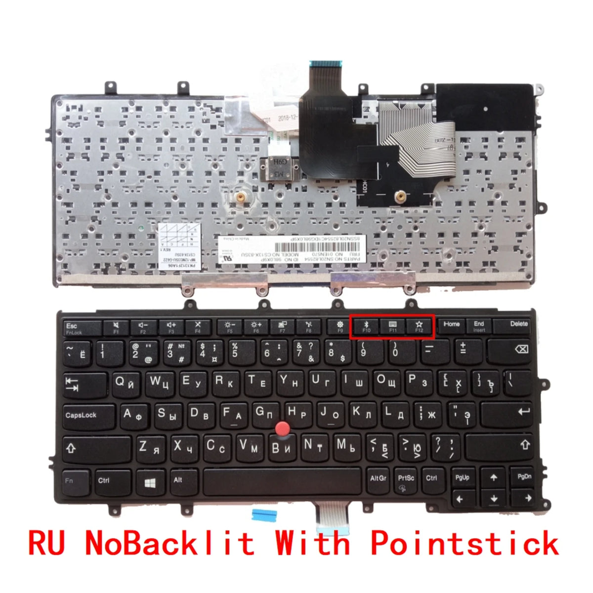 New US Russian Spanish Latin Arab Brazil Portuguese Laptop Backlit Keyboard For Lenovo Thinkpad X270 Notebook PC Replacement Lenovo laptop repair parts