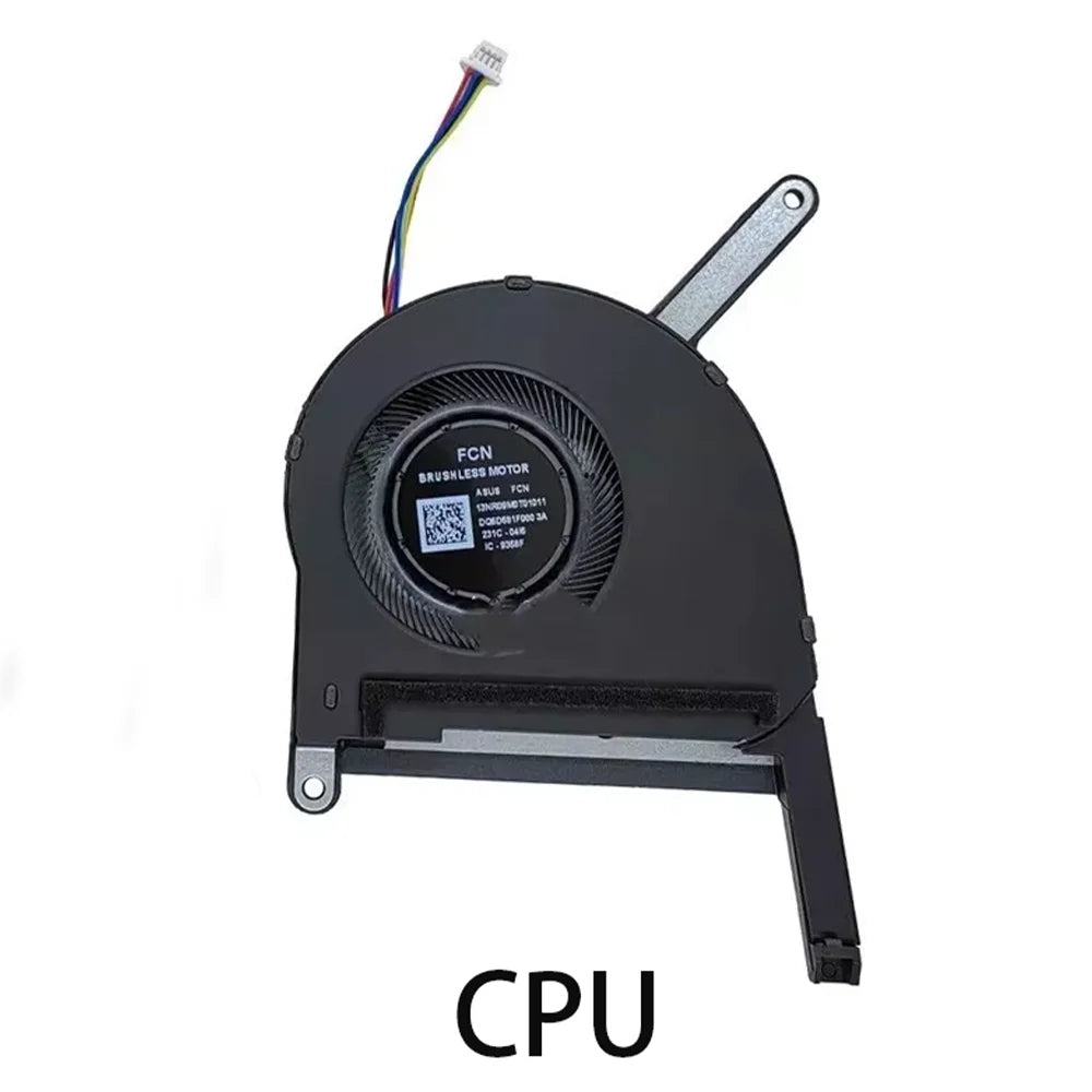 Original Laptop CPU Cooling Fan For Asus 2022 TUF A15 FA507RM RTX3060 DC12V 1A 4Pin Asus laptop repair parts