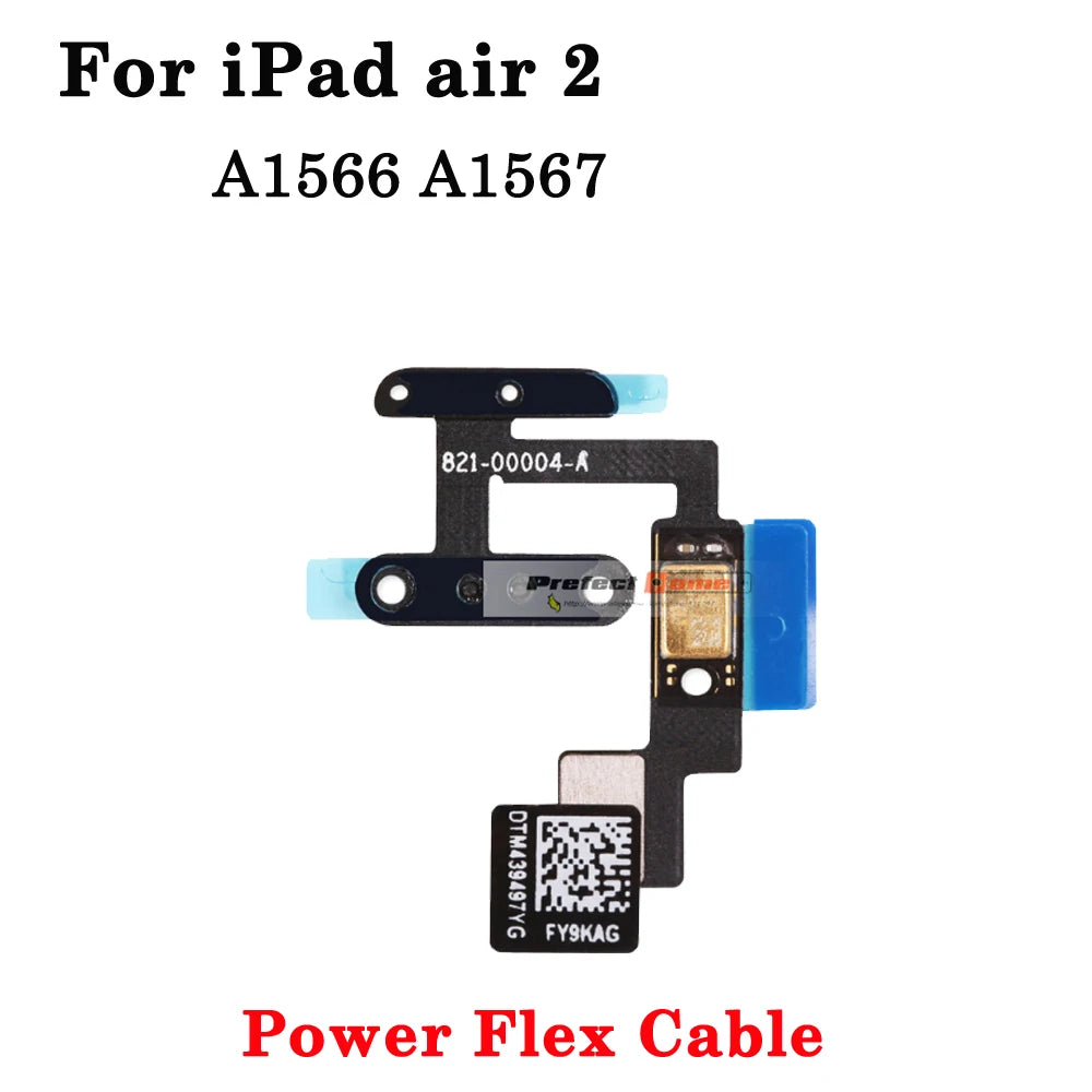 Power On Off Volume Up Down Switch Side Button Key Ribbon Flex Cable For iPad 5 6 7 8 9 Air 1 2 A1474 A1475 A1476 A1566 A1567 iPad tablet repair parts