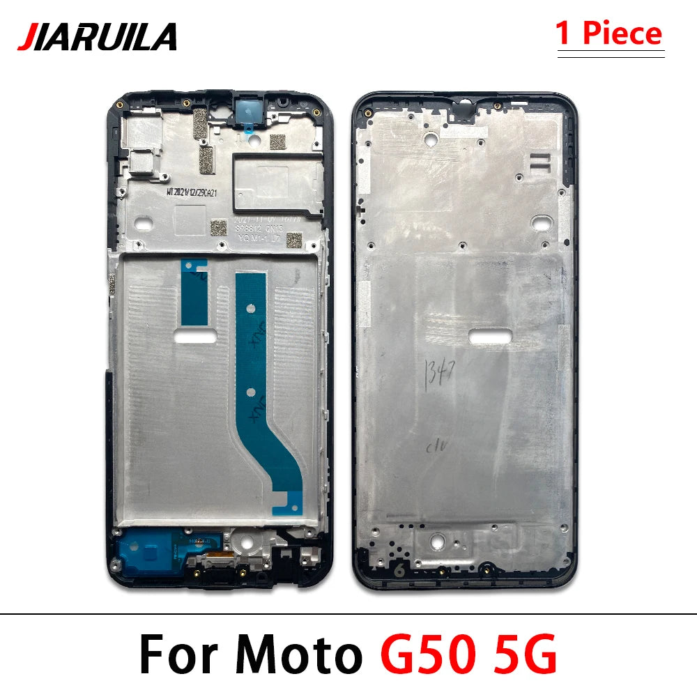 New For Motorola Moto G10 G20 G30 G50 G60 G60S G100 G200 Housing Middle Frame Bezel Plate Cover Motorola phone repair parts