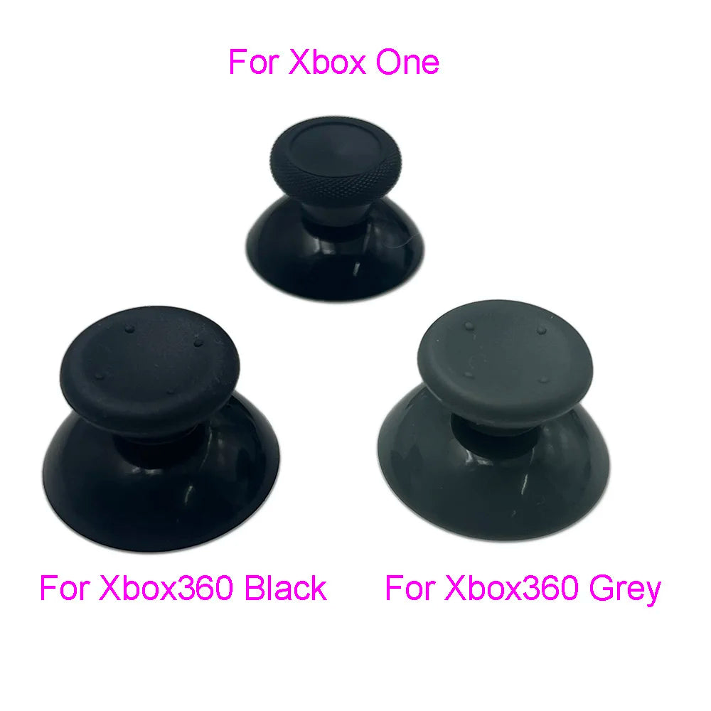 12PCS Black Gray Replacement Thumb Sticks Analog for Microsoft Xbox 360 Joysticks Button For Xbox One Series S X Game console repair parts