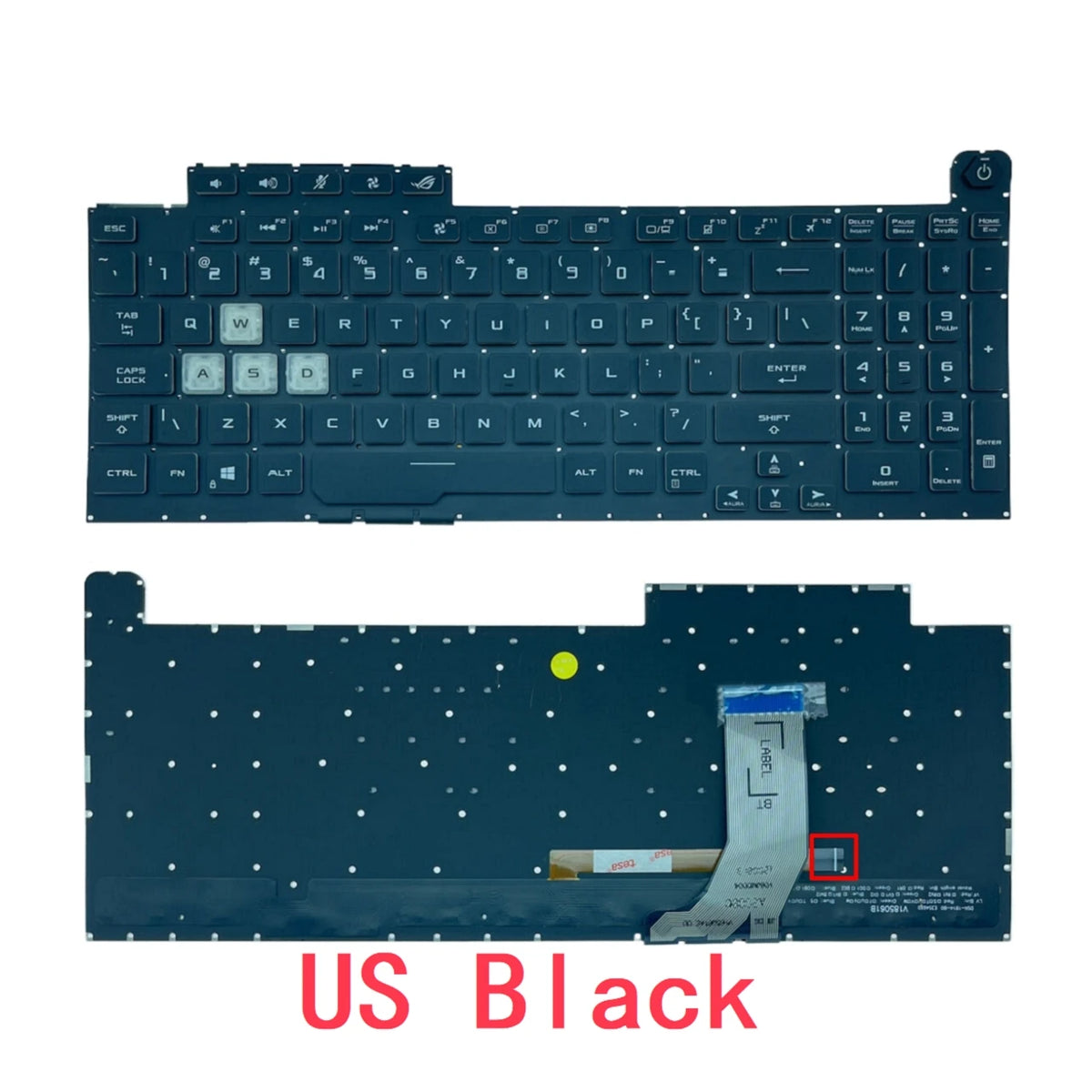 New US Spanish Latin Laptop RGB Keyboard For ASUS ROG Strix G17 G731 G731G G731GV G731GT G731GU G712LU G712LV G712LW G712 ASUS laptop repair parts