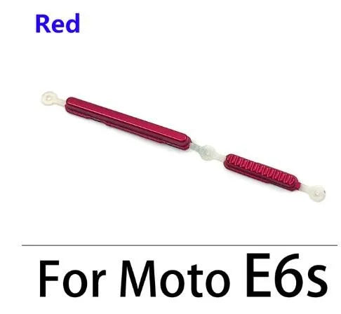 New For Motorola Moto E5 E6 E6s Plus E7 Power Power Button + Volume Side Button Replacement Parts Motorola phone repair parts