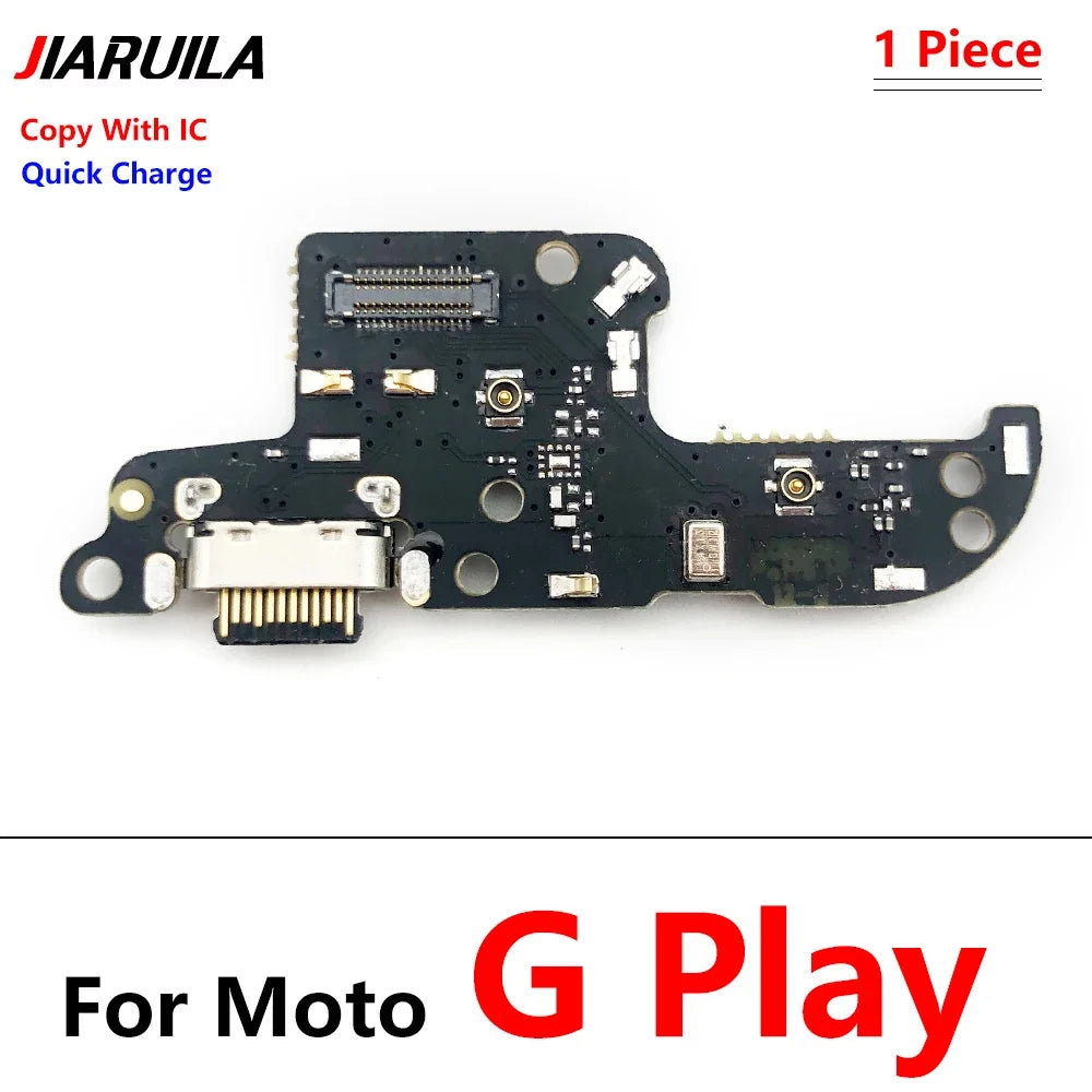 10Pcs, USB Charging Connector Board Port Dock Flex Cable For Moto G Stylus Power Play Pure G 5G Plus 2020 2021 2022 2023 2024 Motorola phone repair parts