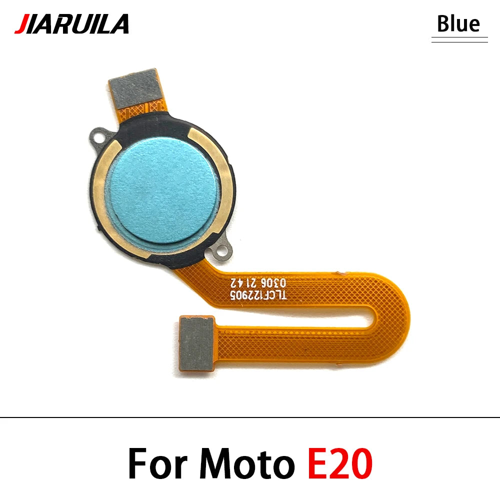 10Pcs/Lot, Home Button FingerPrint Touch ID Sensor Flex Cable For Motorola Moto E20 E32 E40 E6s E7 Plus Power Motorola phone repair parts