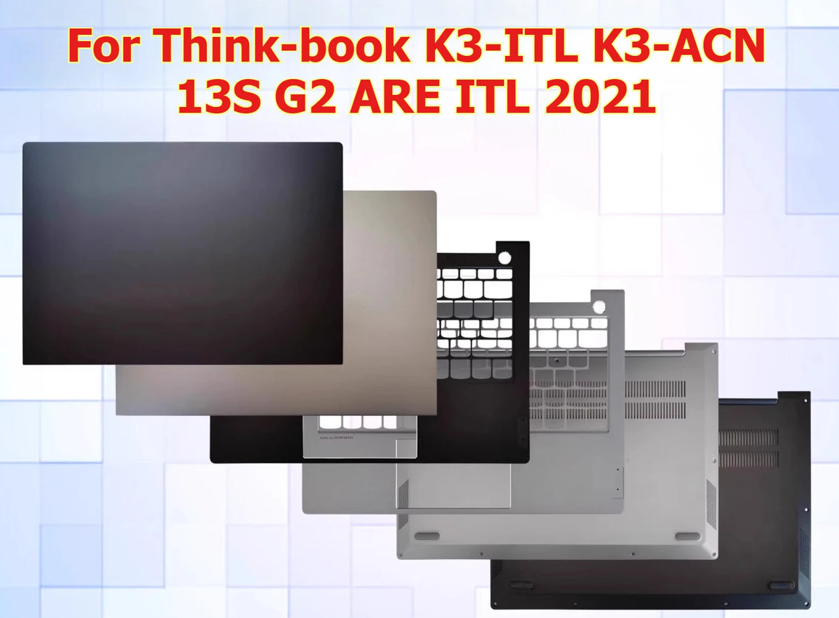 Cover case for ThinkBook K3-ITL K3-ACN 13S G2 ARE ITL 2021 lcd back housing bezel keyboard palmrest topcase upper bottom cover Lenovo laptop repair parts