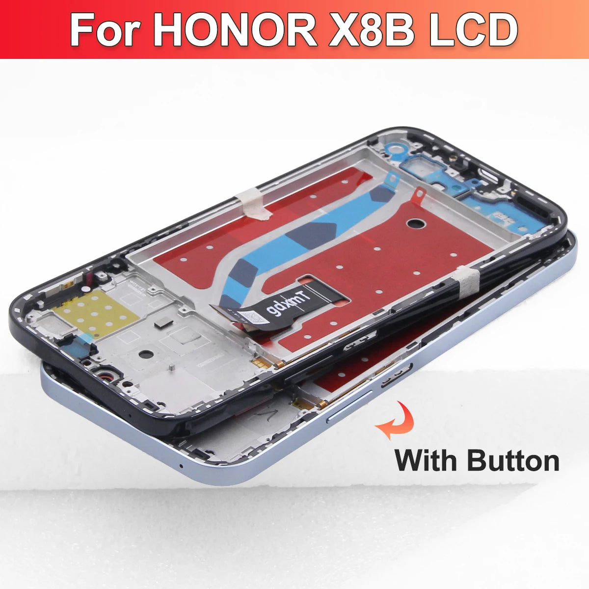 6.7" AMOLED For Honor X8B LCD LLY-LX1, LLY-LX2, LLY-LX3 Display Touch Screen Digitizer Assembly, For Honor X8B Display 100% Test Honor phone repair parts