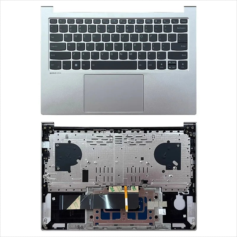 Upper case keyboard for Lenovo Xiaoxin PRO 14ACH 14ITL 14IHU YOGA 14SITL 14SARE 2021 topcase palmrest keyboard cover touchpad Lenovo laptop repair parts