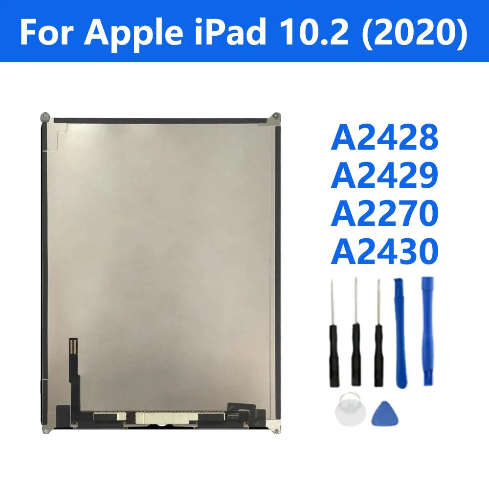 10.2" Tested LCD Screen Panel For Apple  iPad 10.2 (2020) A2428/ A2429/A2270/A2430 Generation Tablet LCD Replacement Part  iPad repair parts