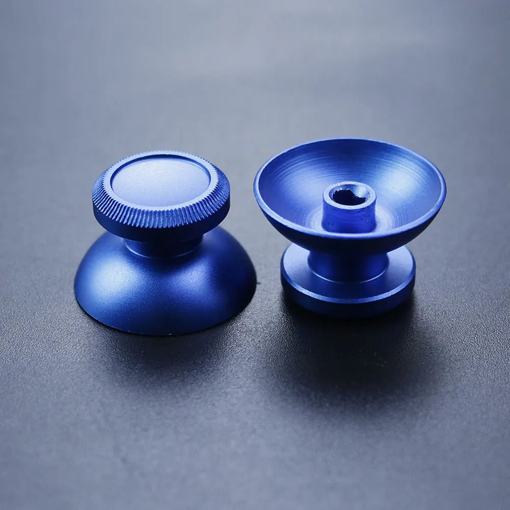 1Pair Aluminum Metal 3D Analog Joystick Thumb Stick Grip Cap Rocker Button For PS4 Pro Slim Xbox One Slim Series X S Controller Game console repair parts