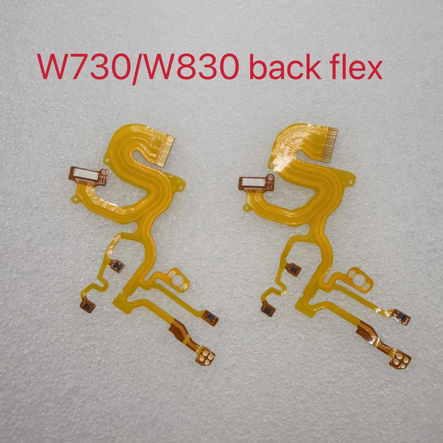 1PC NEW Lens Back Main Flex Cable For SONY DSC-W730 DSC-W830 W730 W830 WX60 WX80 Digital Camera Repair Part (With sensor+Socket)  Digital Camera repair parts