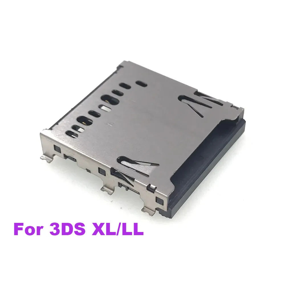 1PC For 3DS SD Game Card Reader Slot Tray Socket Board Connector For 2DS 3DS Console Accessories Replacement Game console repair parts