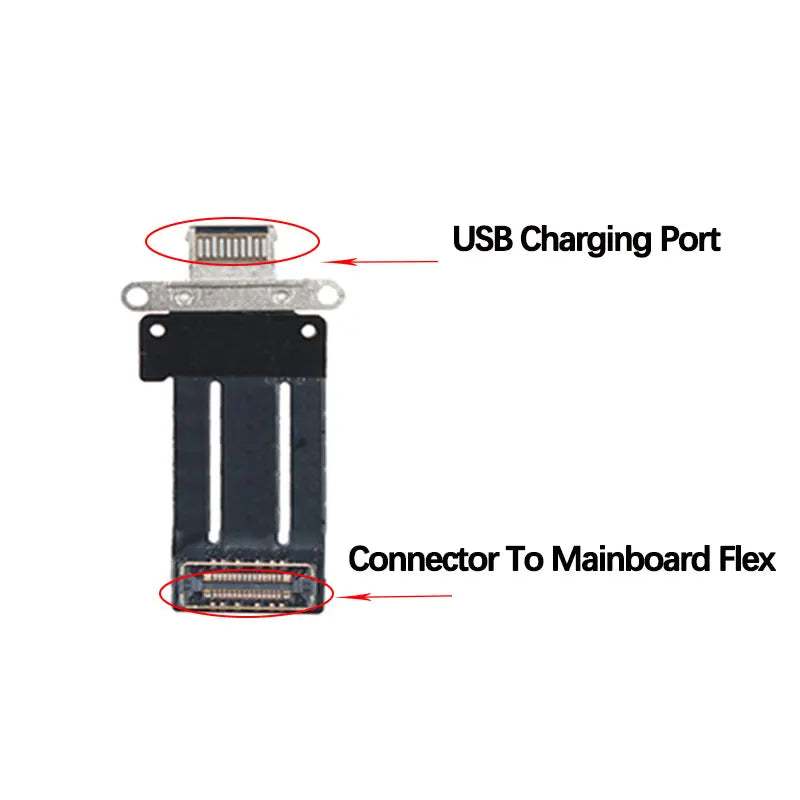 Charging Port For Apple iPad Pro 11 3rd Gen / Pro 12.9 5th Gen USB Charging Dock Socket Plug Connector Charge Board Flex Cable  iPad repair parts