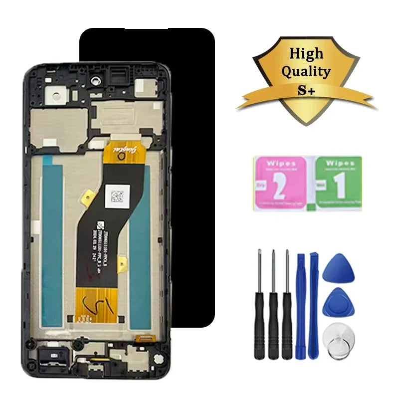 6.6"Screen For ZTE Blade V60 Design Z2350 LCD Display Touch Screen Digitizer Panel Assembly For ZTE V60 Design Display Frame ZTE phone repair parts
