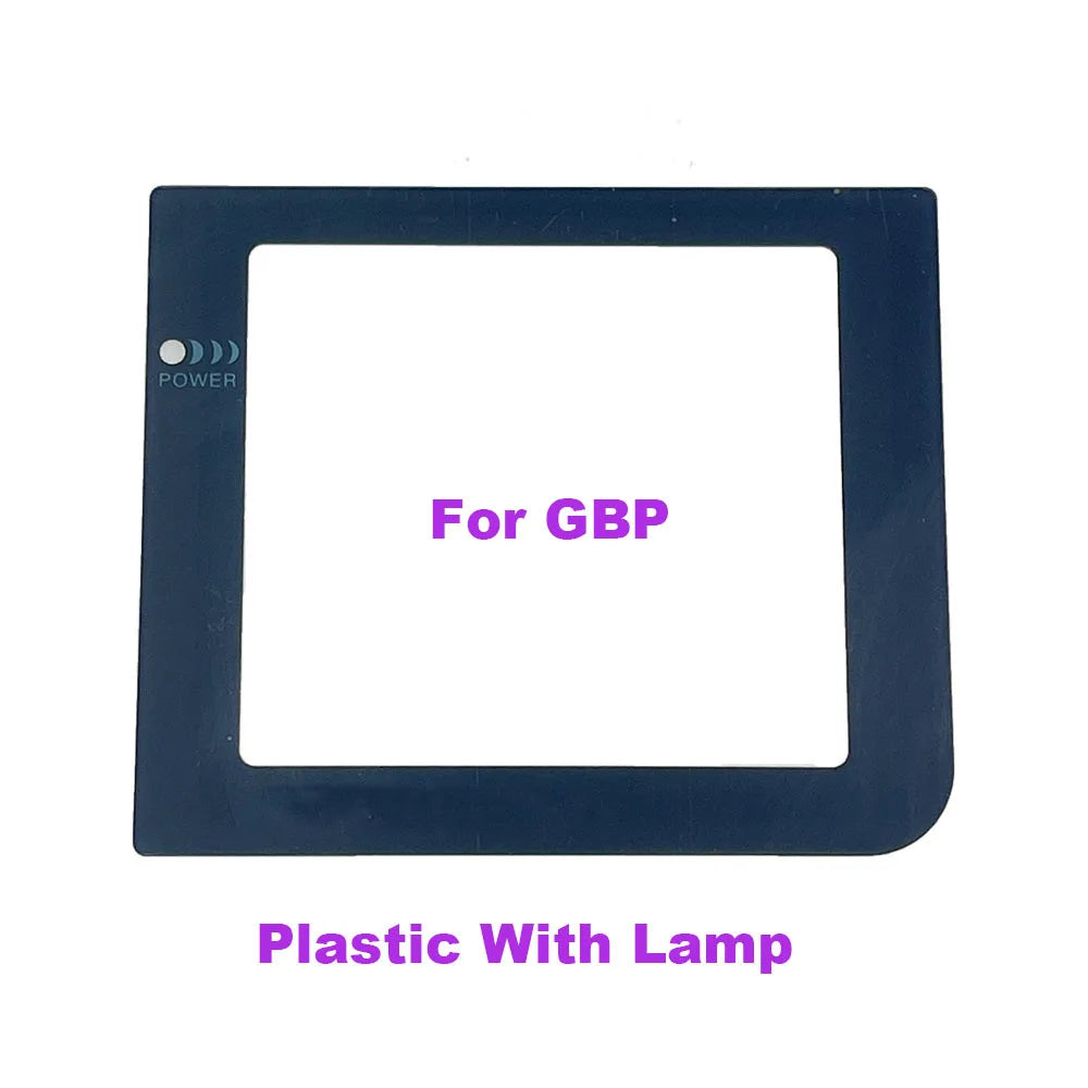 1-5PCS Plastic Glass Lens Protector W/ Adhensive For Gameboy Pocket Screen Lens For GBP GBA GBC Console Game console repair parts