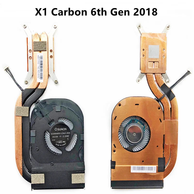New Original For Laptop Lenovo ThinkPad X1 Carbon 5th Gen X1 Carbon 6th CPU Cooling Fan Heatsink Radiator Cooler 01YR159 01YU011 Lenovo laptop repair parts