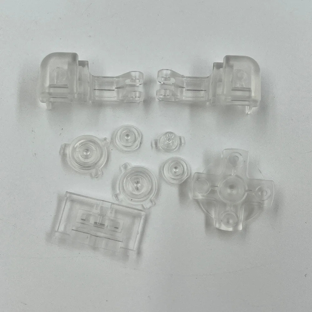 1-5sets Replacement Clear A B, L R, D-PAD Buttons for Nintendo Gameboy Advance SP GBA SP Game console repair parts
