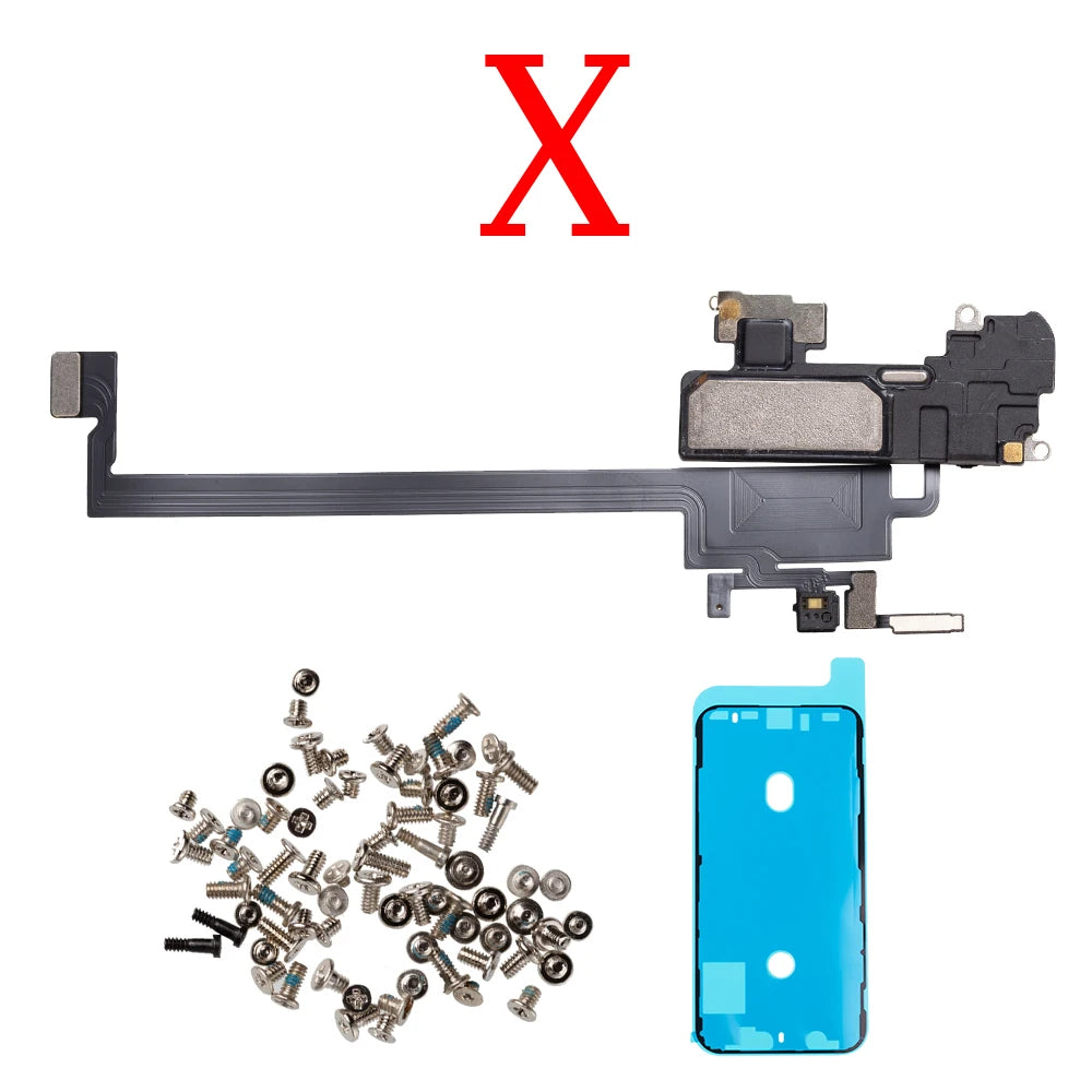 Speaker For iPhone X Xs 11 12 Pro Max XR Proximity Sensor Sound Earpiece Speaker Flex Cable Phone Parts iPhone phone repair parts