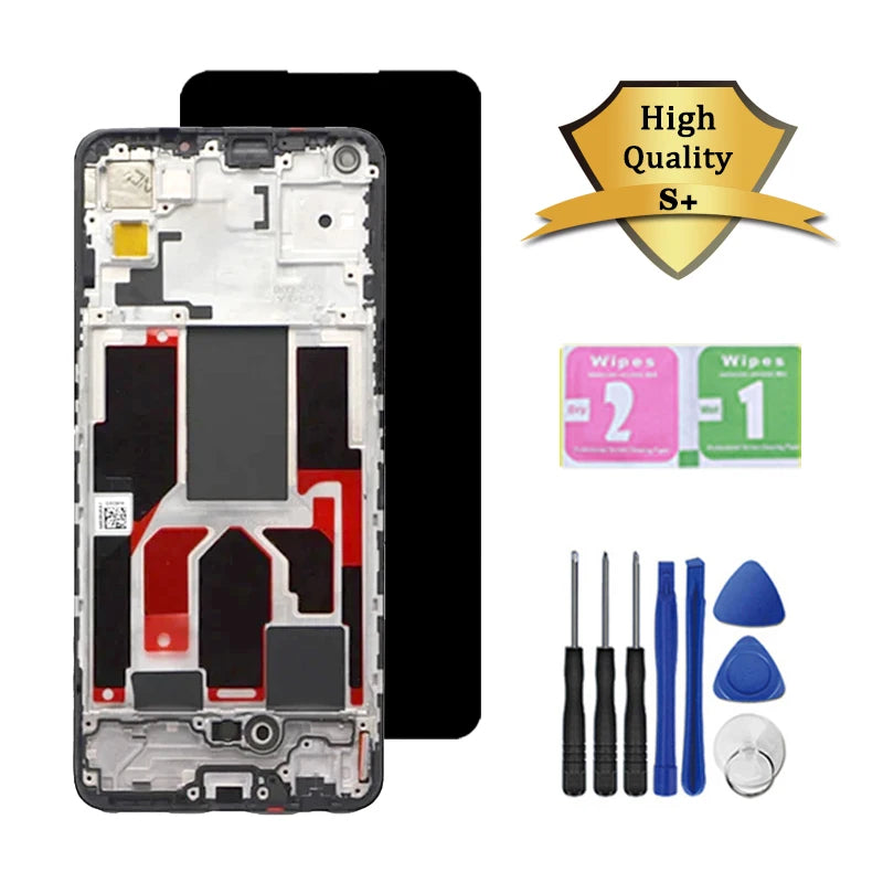 OLED Quality For OPPO Realme GT Master Edition RMX3363 LCD Display With Fingerprint Touch Panel Screen Digitizer Assembly  Oppo phone repair parts
