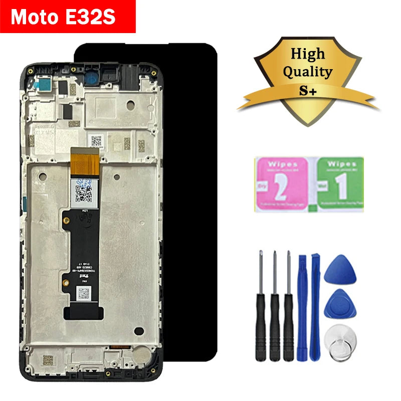 6.5'' High Quality For Moto E32 LCD Screen Display with Touch Digitizer Assembly for Motorola E32s LCD E32s Display Frame Motorola phone repair parts