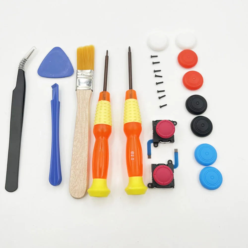 Joystick Repair for Nintendo Switch Joycon 3D Analog Thumb Sticks Caps Switch Lite OLED Tool Pry Tool Screwdriver Kit Game console repair parts