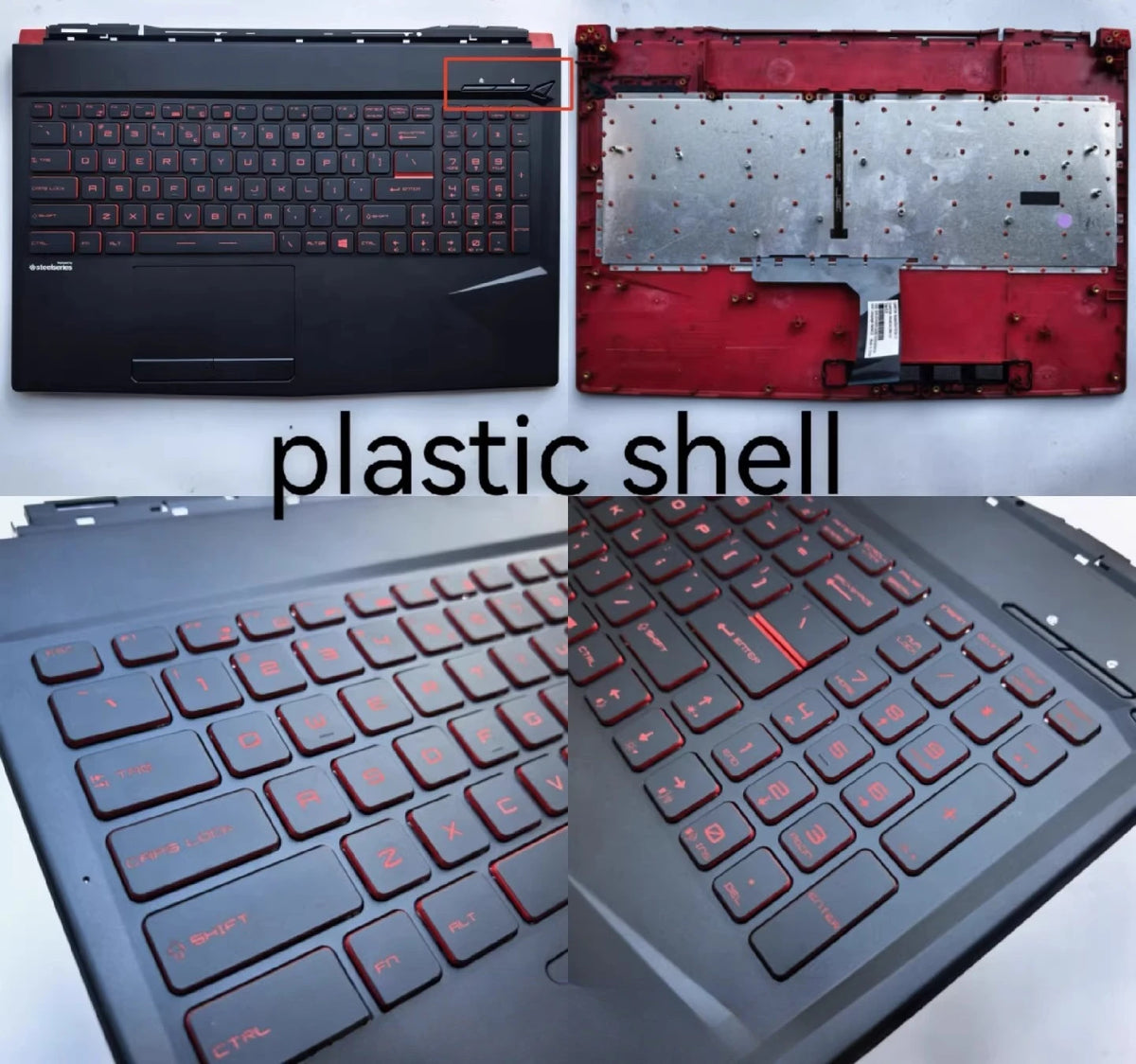 Cover case for MSI we63 GE63 GP63MS-16P1 16P2 16P5 16P7 Lcd back housing bezel frame upper palmrest topcase bottom hinge shell MSI laptop repair parts