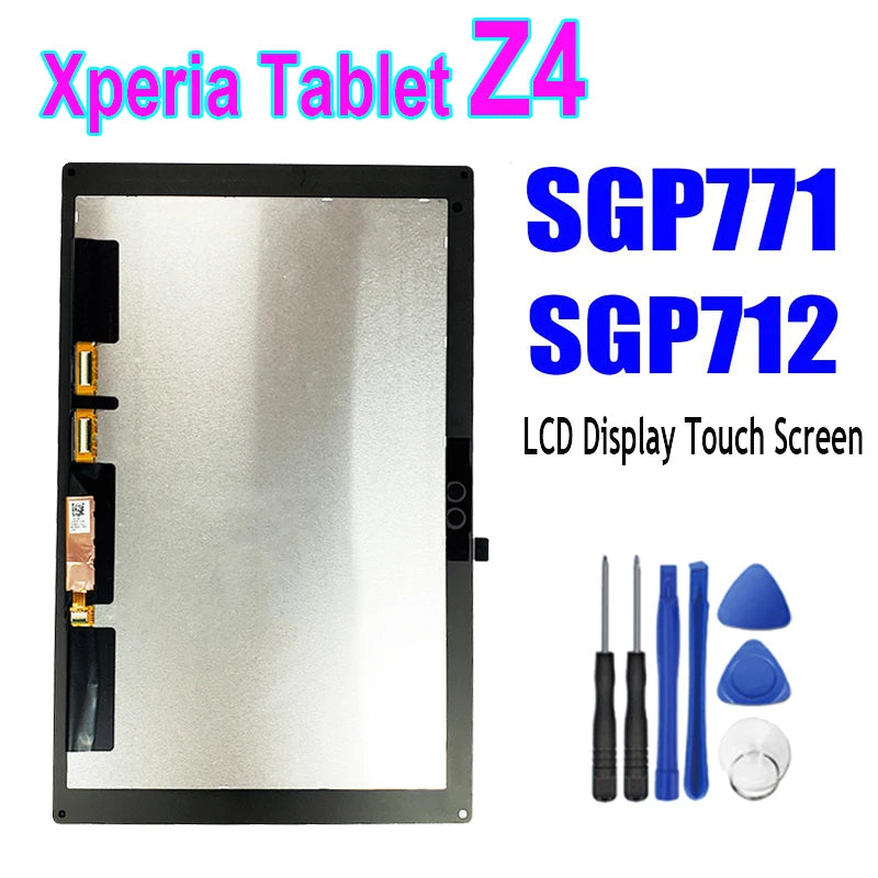 LCD For  Xperia Tablet Z4 LCD SGP712 SGP771 LCD Display Touch Screen Digitizer Assembly Sony Tablet repair parts