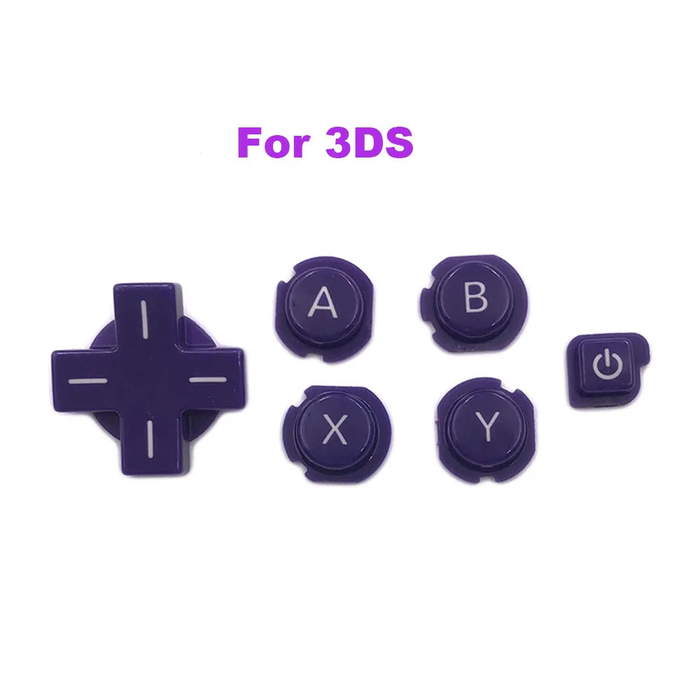 1-3sets A B X Y L R ZR ZL Full Set Buttons For NEW3DS/New 3DS XL NEW 3DS LL Home On Of Power Buttons For 3DS ABXY D-Pad Buttons Game console repair parts