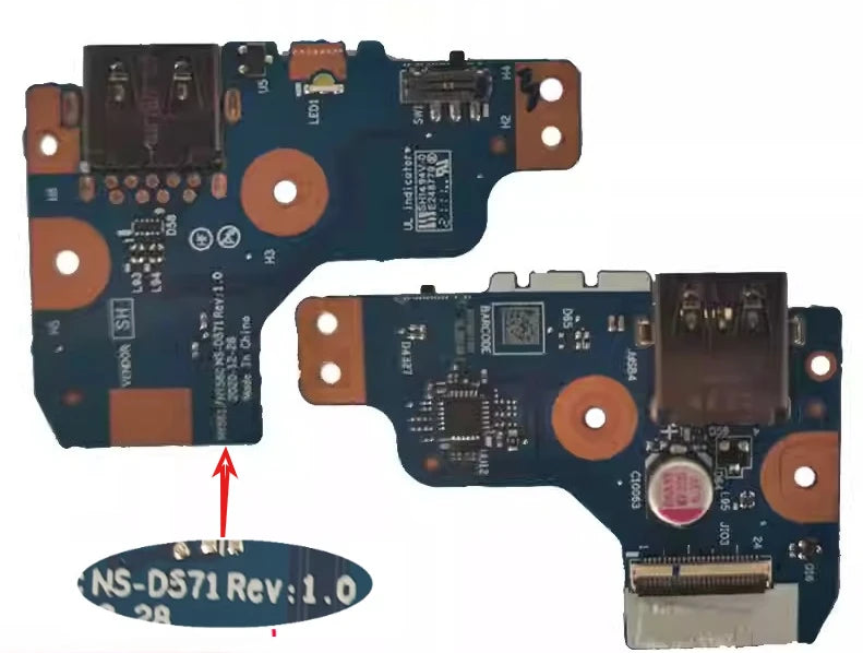 USB Board For Lenovo Legion 5-15ACH6 R7000P Y7000P 2021 NS-D601 NS-D741 NS-D711 NS-D571 NS-D713 NS-D931 Card reader board Lenovo laptop repair parts