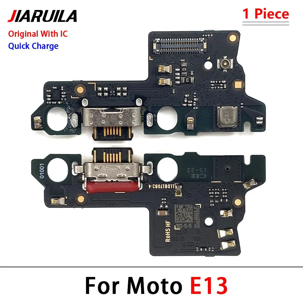 USB Charger Charging Dock Port Connector Flex Cable For Moto E5 E6 E6s E6i E7 E7i Plus Power Play go E20 E30 E40 E32 E22 E13 E14 Motorola phone repair parts