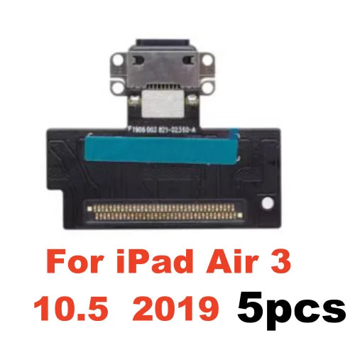 AliSunny 5pcs Charging Port  Flex Cable for iPad 7 8 9 10inch 5 6 Air Mini 2 3 4 A1474  A1475  Charger USB Dock iPad tablet repair parts