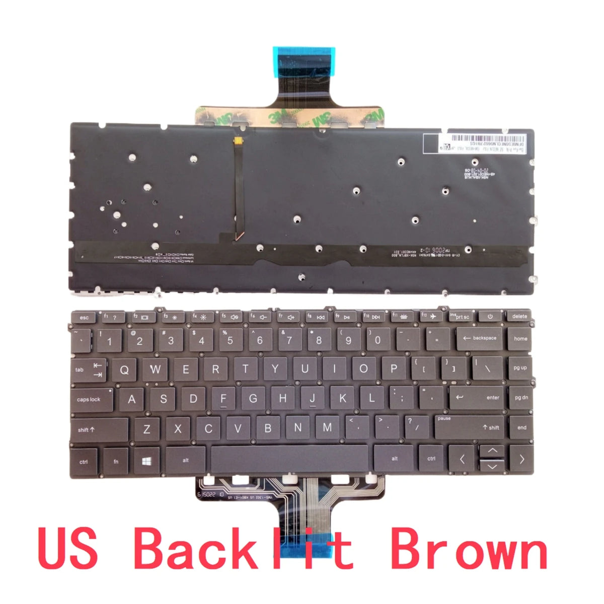New US Spanish Laptop Backlit Keyboard For HP Pavilion X360 14-DW 14-DV 14-dw1000 14t-dw000 14t-dw100 TPN-Q244 TPN-I137  HP laptop repair parts